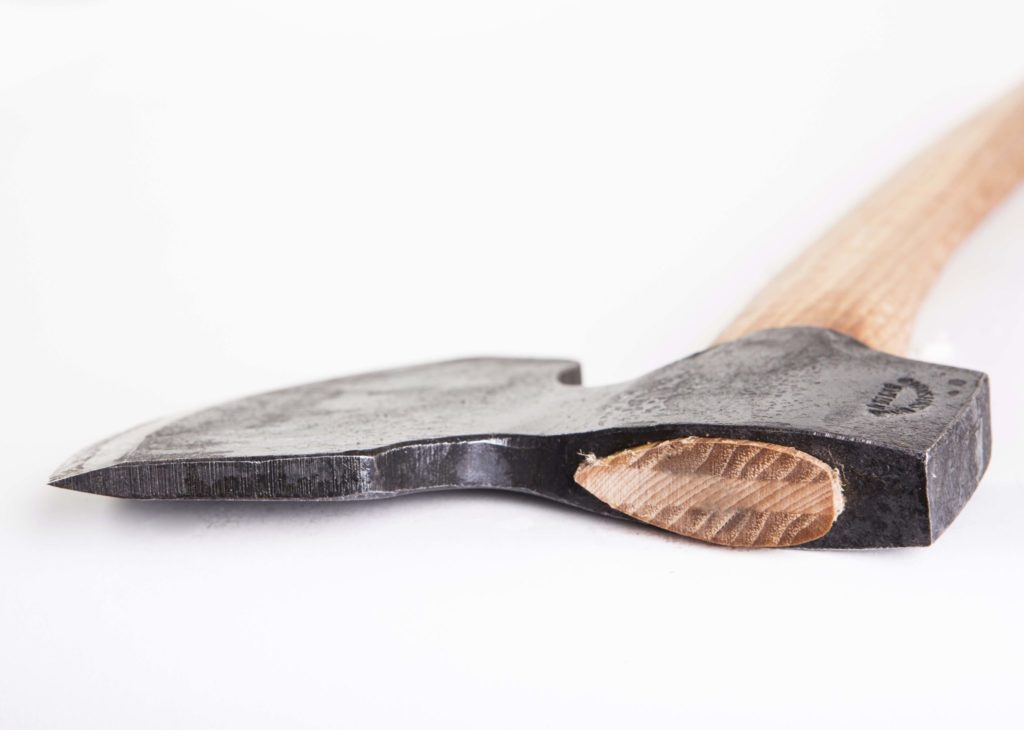 GRANSFORS BROAD AXE 1900 - straight sharpened bevel on left #4802