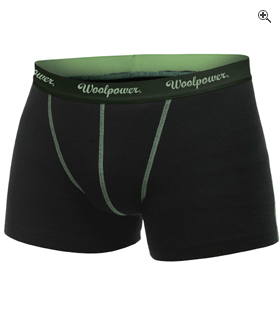 Woolpower Boxer Men's Briefs LITE - 3 green seams