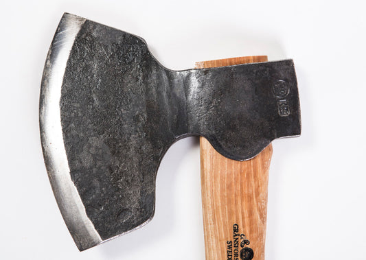 GRANSFORS BROAD AXE 1900 - straight sharpened bevel on left  #4802